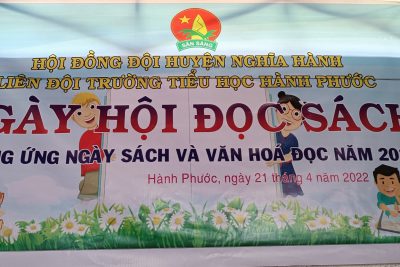 CHÀO MỪNG NGÀY SÁCH VÀ VĂN HÓA ĐỌC VIỆT NAM NĂM 2022.