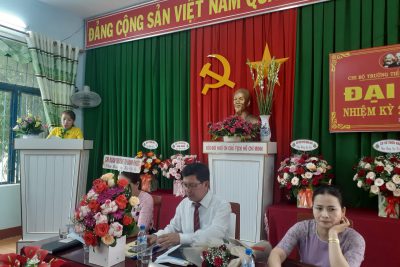 Đại hội chi bộ Trường Tiểu học Hành Phước nhiệm kì 2022-2025.